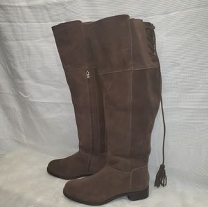 Torrid Genuine Suede Over the Knee Boots 10.5 W WC